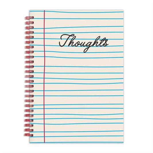 Book cover of: Thoughts 6 x 8" Wire-O Journal. By: Galison