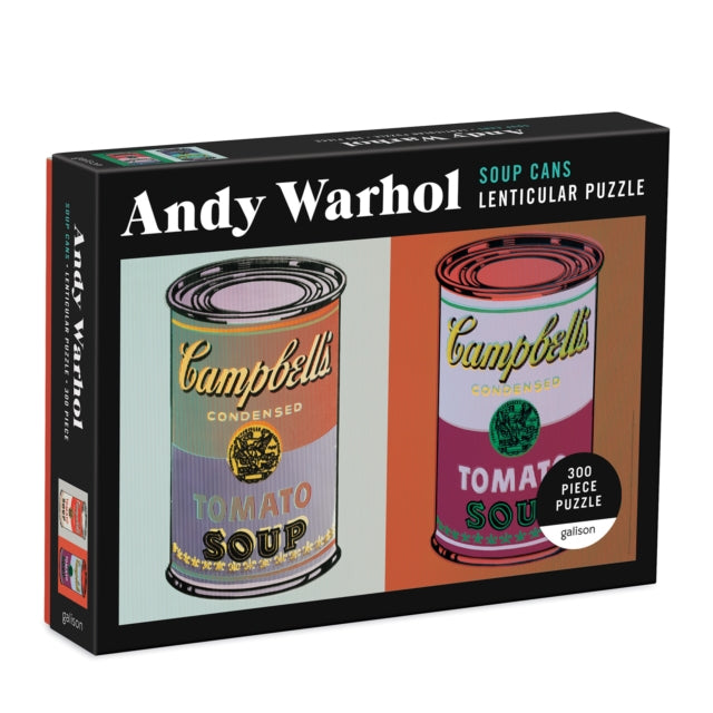 Book cover of: Andy Warhol Soup Cans 300 Piece Lenticular Puzzle