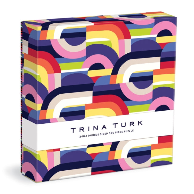 Book cover of: Trina Turk 500 Pc Double Sided Puzzle with Shaped Pieces