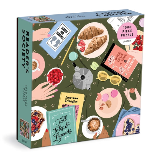 Book cover of: Reader's Society 1000 Piece Puzzle in Square Box