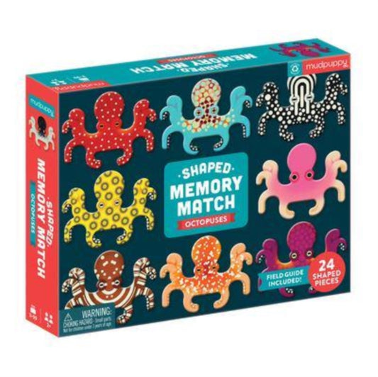 Book cover of: Octopuses Shaped Memory Match