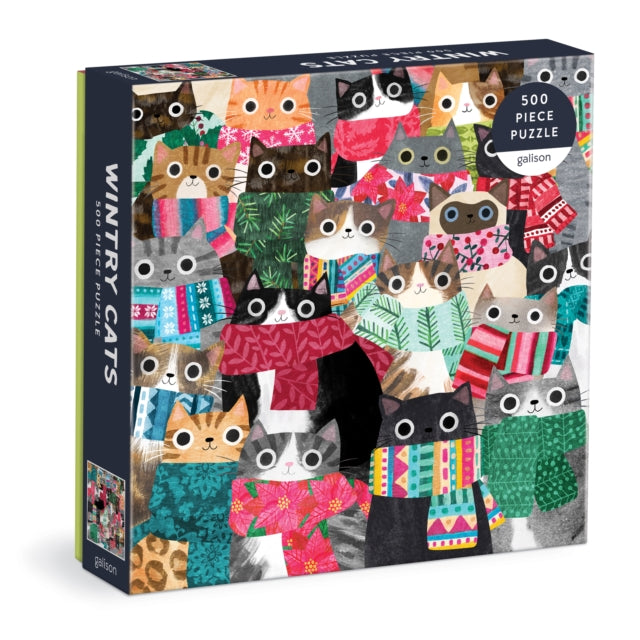 Book cover of: Wintry Cats 500 Piece Puzzle