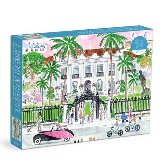 Book cover of: Michael Storrings A Sunny Day in Palm Beach 1000 Piece Puzzle