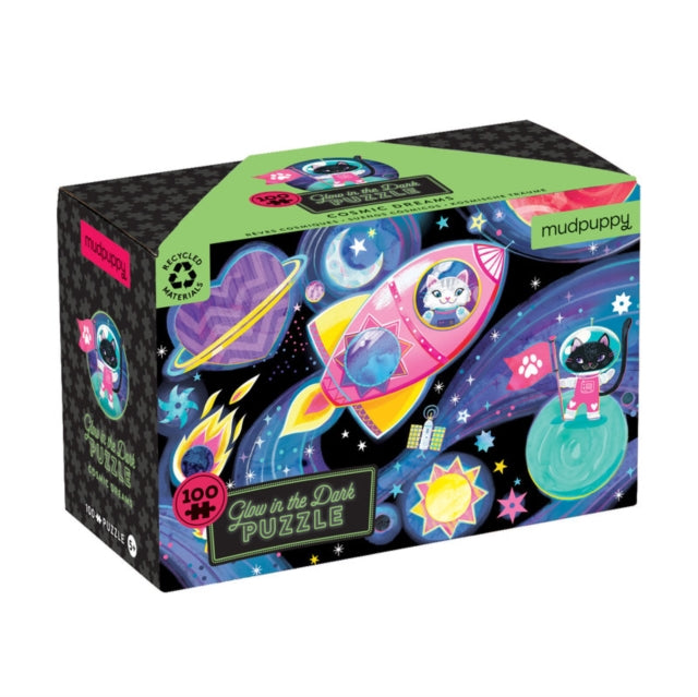 Book cover of: Cosmic Dreams 100 Piece Glow in the Dark Puzzle