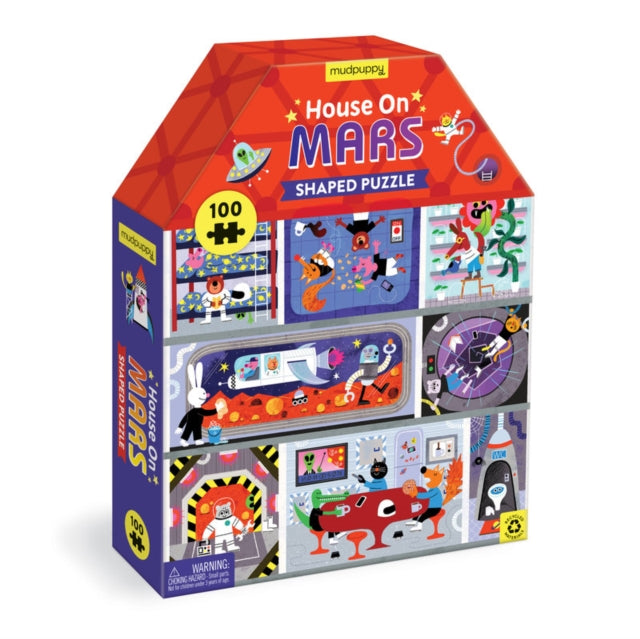 Book cover of: House on Mars 100 Piece House-Shaped Puzzle