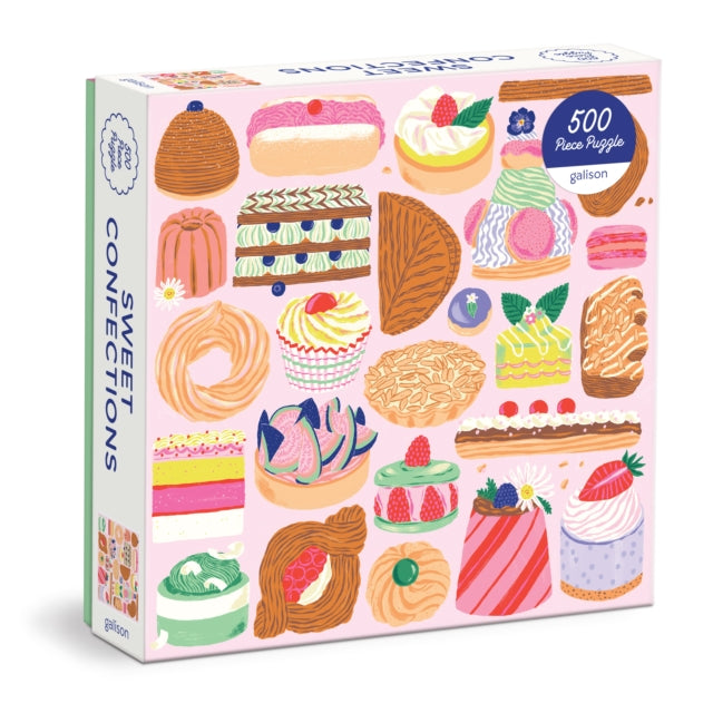 Book cover of: Sweet Confections 500 Piece Puzzle