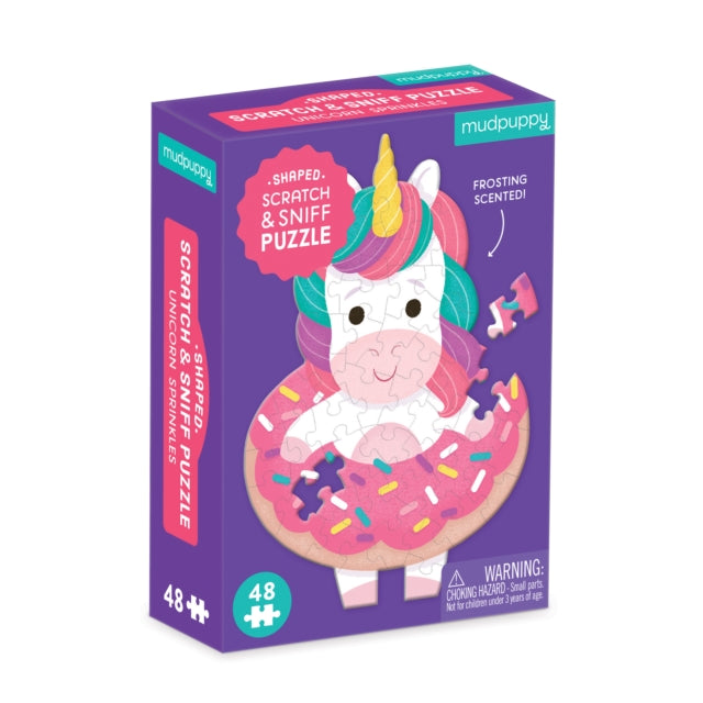 Book cover of: Unicorn Sprinkles 48 Piece Mini Scratch & Sniff Puzzle