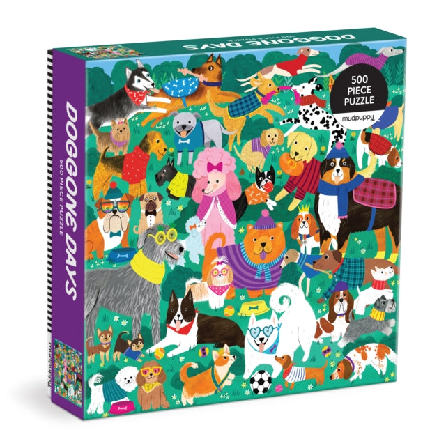 Book cover of: Doggone Days 500 Piece Family Puzzle