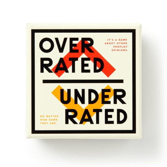 Book cover of: Overrated / Underrated Social Game