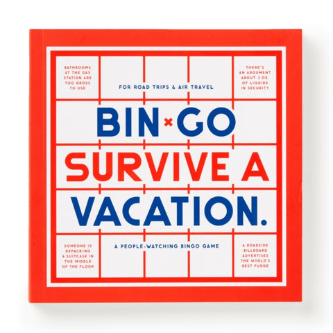 Bin-Go Survive a Vacation Bingo Book