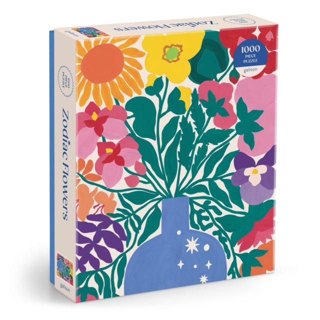 Book cover of: Zodiac Flowers 1000 Piece Puzzle
