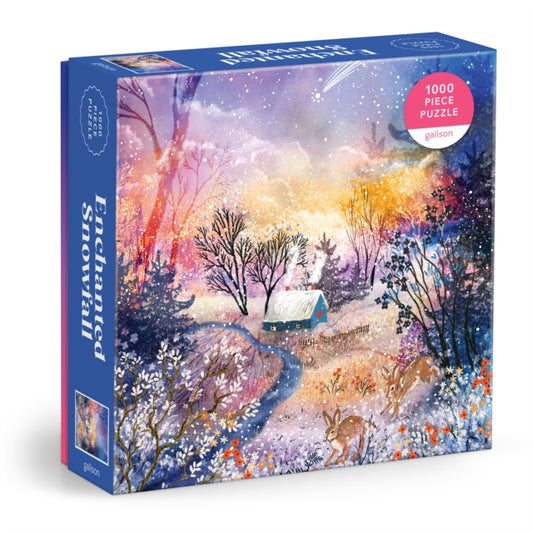 Book cover of: Enchanted Snowfall 1000 Piece Puzzle