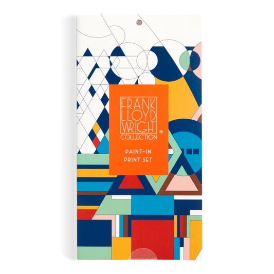 Book cover of: Frank Lloyd Wright Paint-In Postcard Set. By: Galison