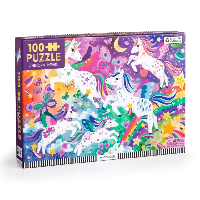 Book cover of: Unicorn Magic 100 Piece Puzzle