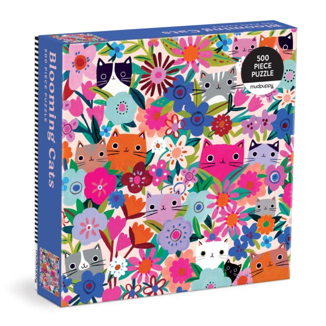 Book cover of: Blooming Cats 500 Piece Family Puzzle