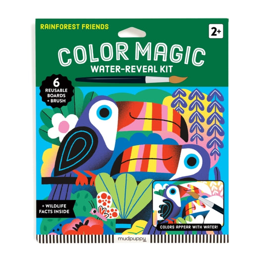 Book cover of: Rainforest Friends Color Magic Water-Reveal Kit
