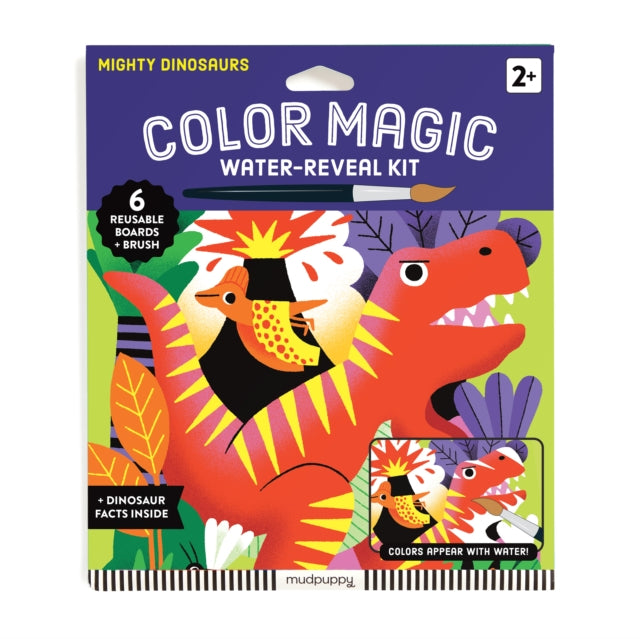 Book cover of: Mighty Dinosaurs Color Magic Water-Reveal Kit