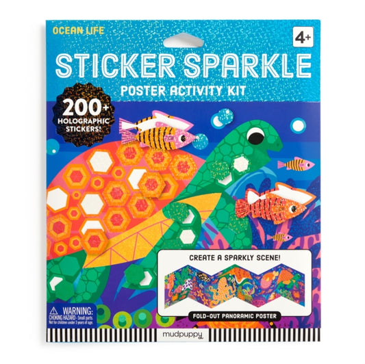Book cover of: Ocean Life Sticker Sparkle Poster Activity Kit