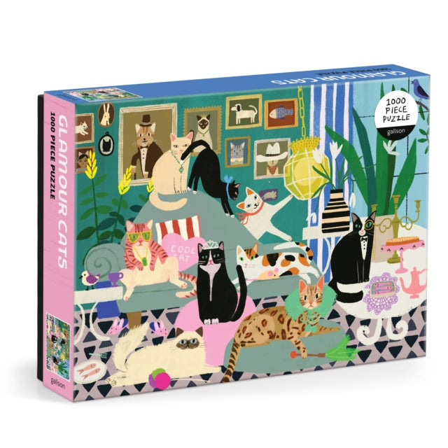 Book cover of: Glamour Cats 1000 Piece Puzzle