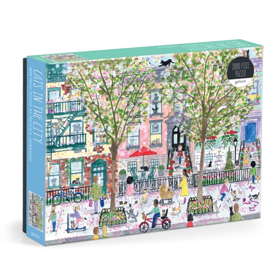 Book cover of: Michael Storrings Cats In The City 1000 Piece Puzzle
