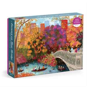 Joy Laforme Autumn on Bow Bridge 1000 Piece Puzzle