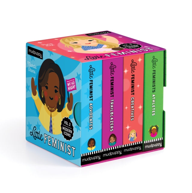Book cover of: Little Feminist Board Book Set Volume 2: Modern Icons. By: Mudpuppy