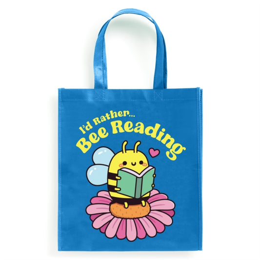 I'd Rather Bee Reading Reusable Shopping Bag