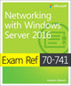 Book cover of: Exam Ref 70-741 Networking with Windows Server 2016. By: Andrew Warren