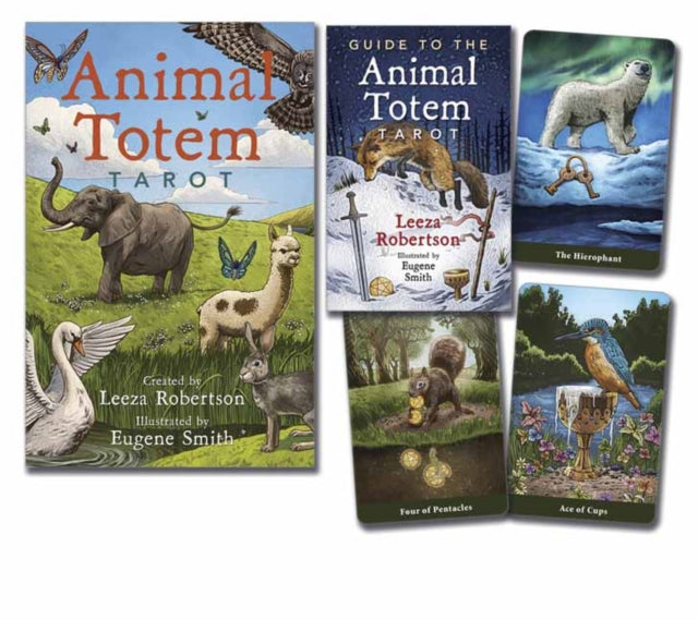 Book cover of: Animal Totem Tarot. By: Leeza Robertson