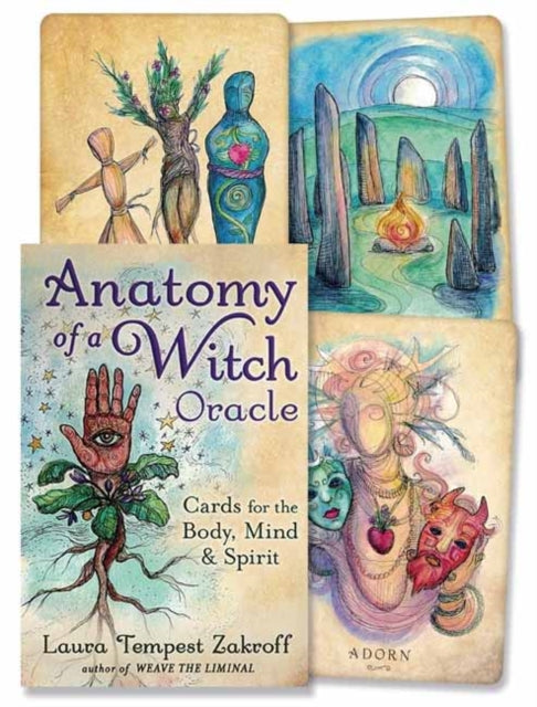 Book cover of: Anatomy of a Witch Oracle. By: Laura Tempest Zakroff