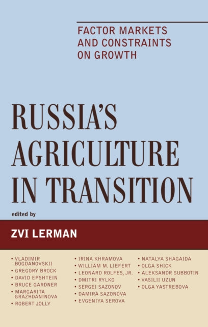 Book cover of: Russia's Agriculture in Transition