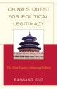 Book cover of: China's Quest for Political Legitimacy. By: Baogang Guo
