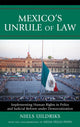 Book cover of: Mexico's Unrule of Law. By: Niels Uildriks