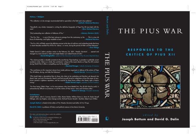 Book cover of: Pius War. By: David G. Dalin