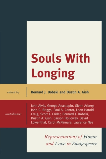 Book cover of: Souls with Longing. By: Bernard J. Dobski