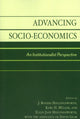 Book cover of: Advancing Socio-Economics. By: David Gear