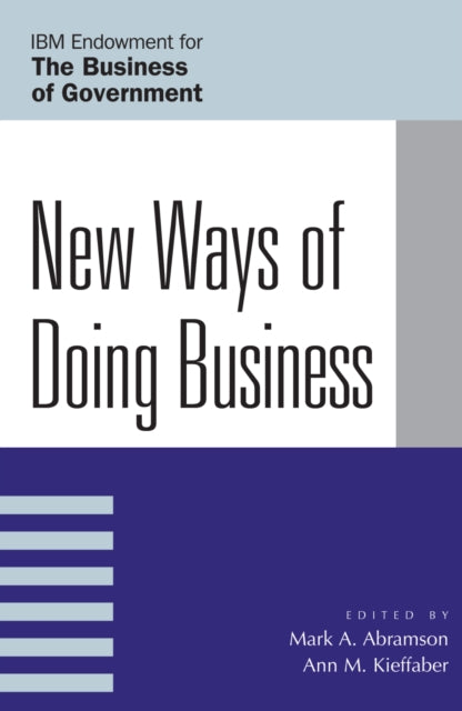 Book cover of: New Ways of Doing Business. By: Mark A. Abramson