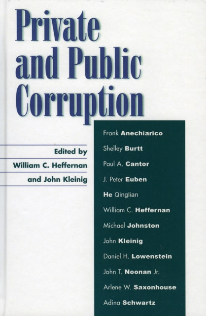 Book cover of: Private and Public Corruption