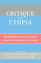 Book cover of: Critique and Utopia. By: Antonio Teodoro
