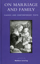 Book cover of: On Marriage and Family. By: Matthew Levering