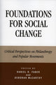 Book cover of: Foundations for Social Change. By: Daniel Faber