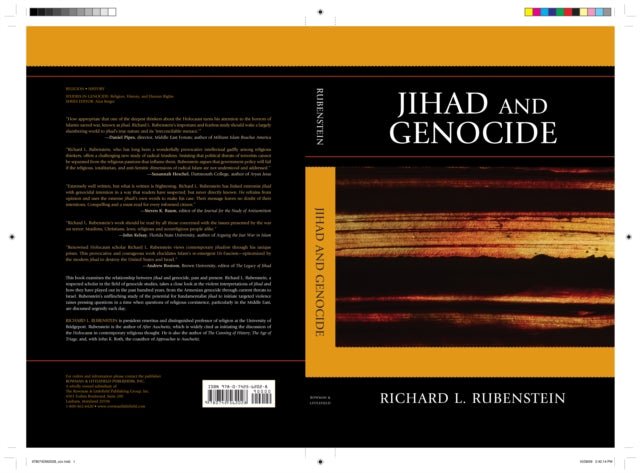 Book cover of: Jihad and Genocide. By: Richard L. Rubenstein