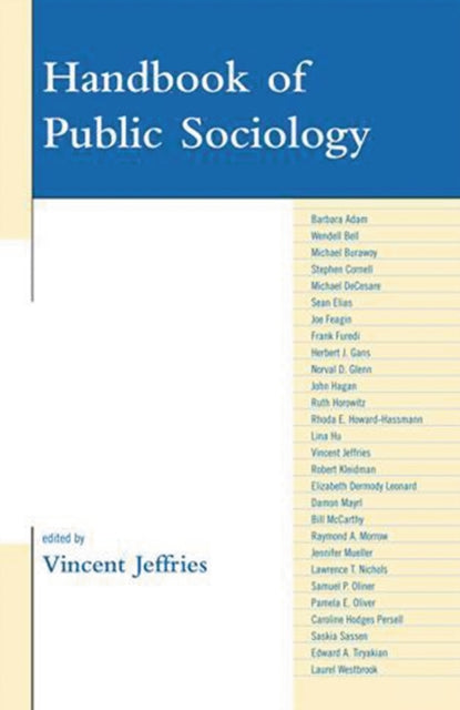 Book cover of: Handbook of Public Sociology