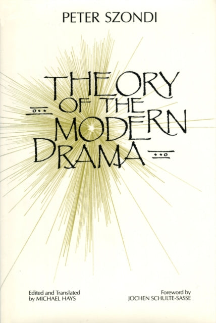 Book cover of: Theory of Modern Drama