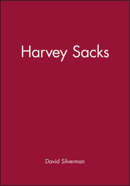 Book cover of: Harvey Sacks