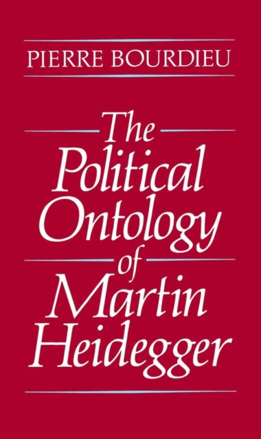 Book cover of: Political Ontology of Martin Heidegger