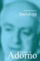 Book cover of: Introduction to Sociology. By: Theodor W. Adorno