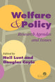 Book cover of: Welfare And Policy. By: Neil Lunt