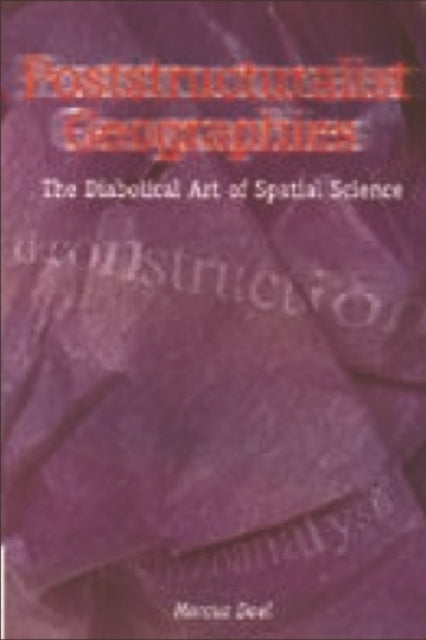 Book cover of: Poststructuralist Geographies