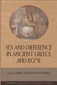 Book cover of: Sex and Difference in Ancient Greece and Rome
